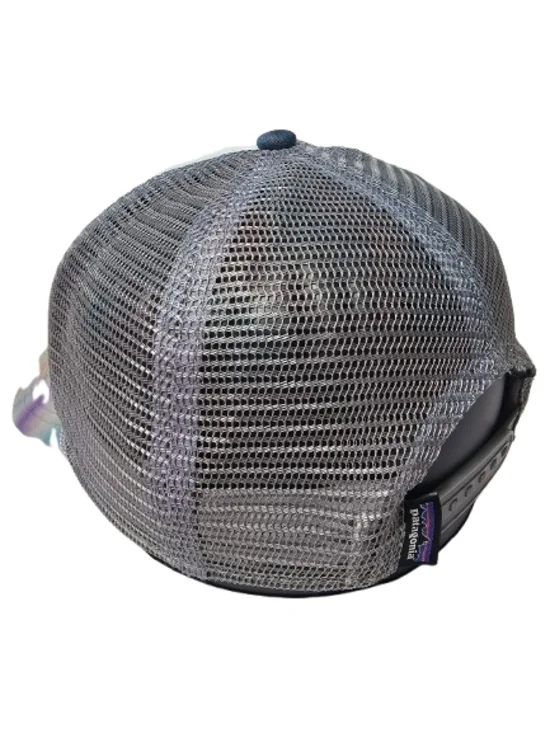 RARE Vintage Patagonia Tie Dye 3 Stripe Logo netplus Roped Padded Trucker Hat - Picture 5 of 7